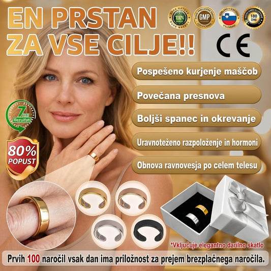 𝐑𝐞𝐬𝐮𝐩𝐞® Magnetni terapevtski prstan za podporo metabolizmu in hujšanju: Trojna aktivacija metabolizma — samo 30 minut dnevno za podporo izgubi telesne teže in limfnemu pretoku — poleg tega podpira udobje sklepov, boljši spanec in mentalno jasnost.